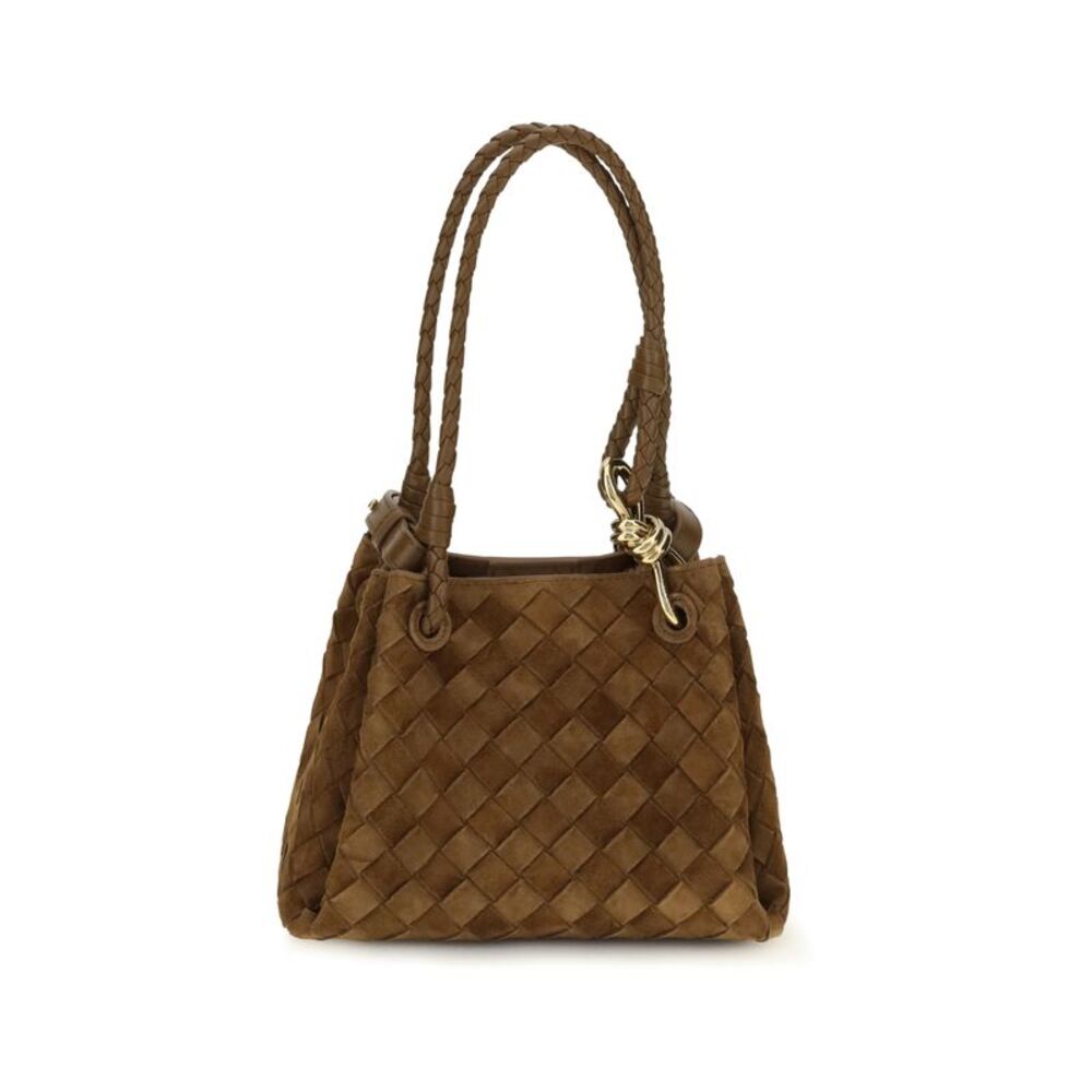 Bottega Veneta Women Parachute Small Suede Handbag
